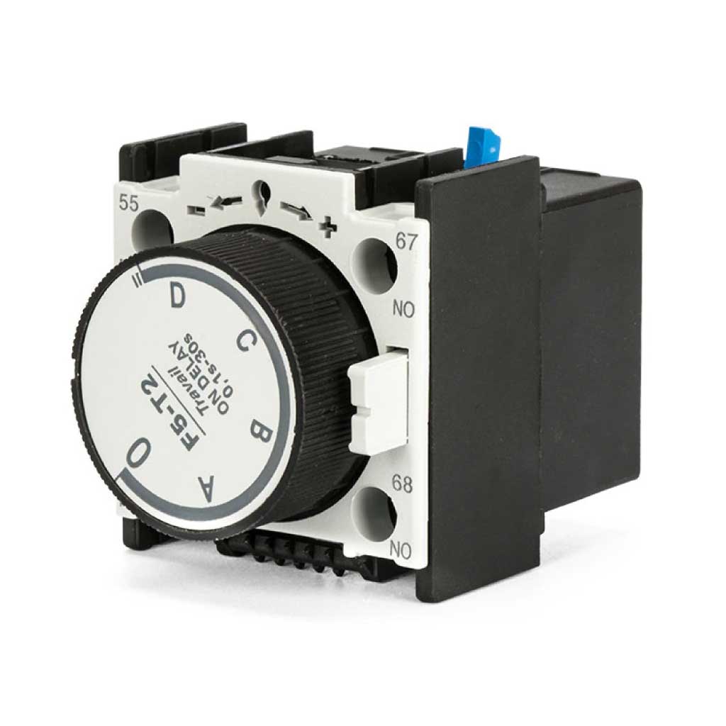 F5-T2 — TIMER (ON DELAY) 0-30 SEG. TIPO BLOQUEDE CONTACTO.