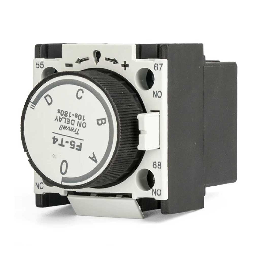F5-T4 — TIMER (ON DELAY) 10-180 SEG. TIPO BLOQUEDE CONTACTO