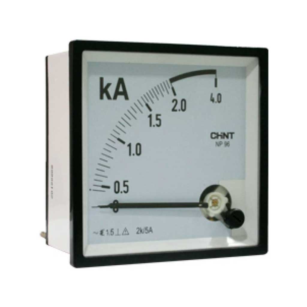 NP96-A-2000/5 - AMPERIMETRO ANALOGO 0-2000A/5, 96 X 96MM