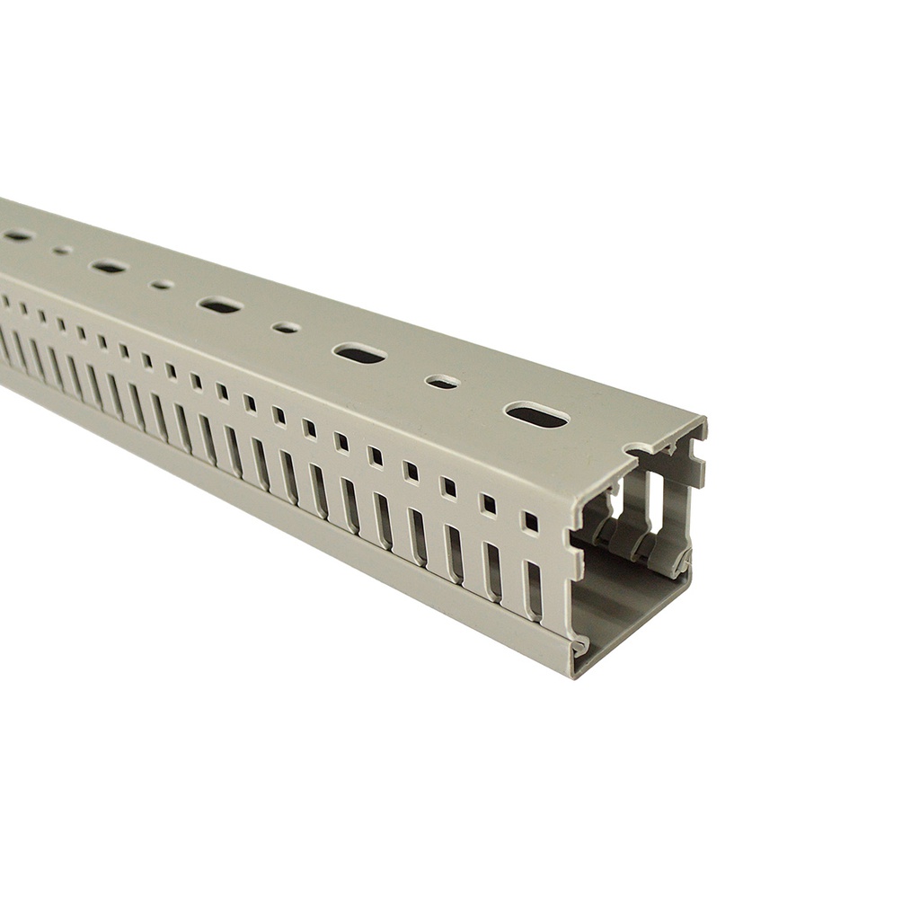 CANALETA RANURADA 4MM SIN GUIA 40X40, 2M