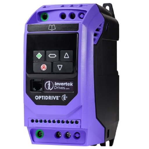 [ODE3SS-10-0.5HP] Variador de Frecuencia Invertek   Variador Frec. 115VCA , 1 Fase Ent. 0.5HP, IP20, Salida 1 fase 115V, Tamaño 1  173X83X123