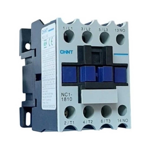 [NC1-1810-220VN] NC1-1810-220VN — CONTACTOR CA TRIFASICO ÁSICO 220VCA, 18A-CA3, 32A-CA1, 1NA